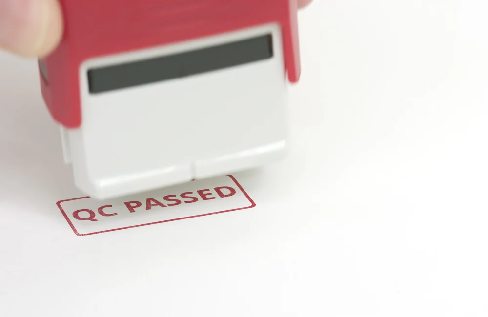 ตรายาง QC PASS